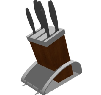 现代厨房用品su模型