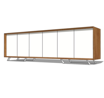 现代斗柜su模型