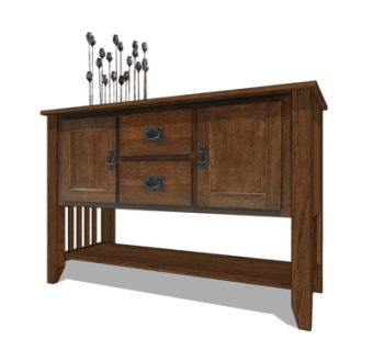 中式斗柜su模型