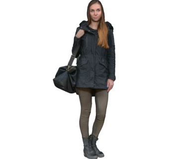 现代站姿女性su模型