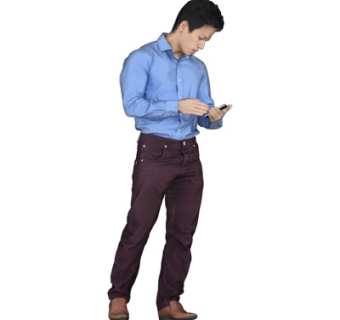 现代站姿男性su模型