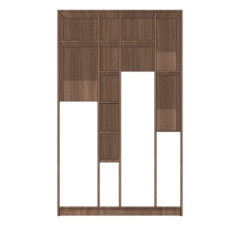 现代装饰柜su模型