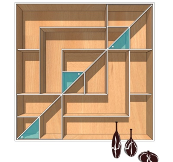现代装饰柜su模型