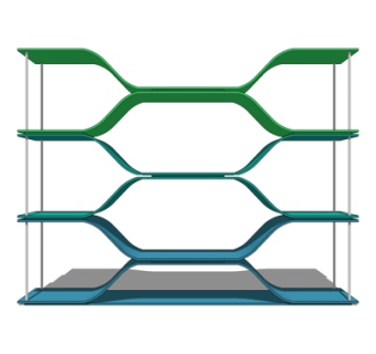 现代装饰柜su模型