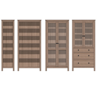 新中式装饰柜su模型