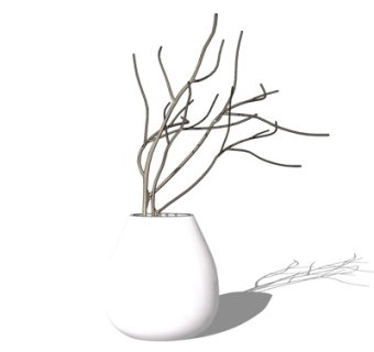 现代装饰干支su模型