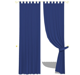 现代窗帘su模型