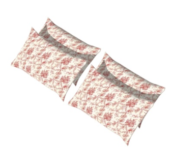 简欧抱枕su模型