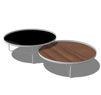 现代茶几su模型