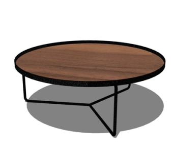 现代茶几su模型