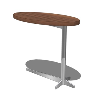 现代小书桌su模型