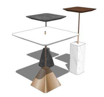 现代角几su模型