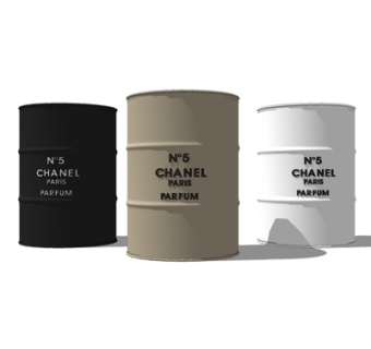 工业风装饰品su模型