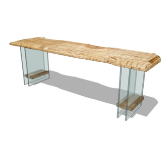 现代案台su模型