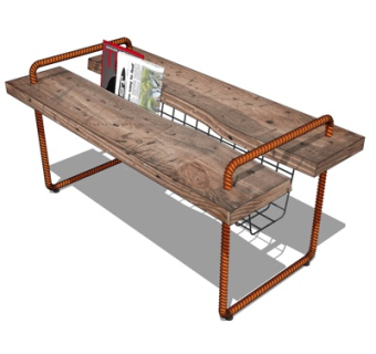 北欧装饰柜su模型