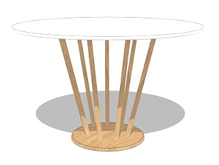 <em>北欧</em>餐桌us模型