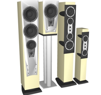 现代音响设备su模型