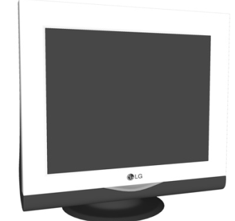 现代电脑显示器su模型