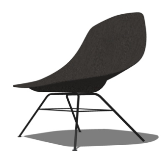 现代休闲椅su模型