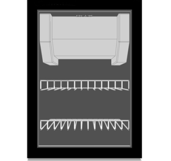 现代洗碗机su模型