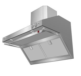 现代抽油烟机su模型