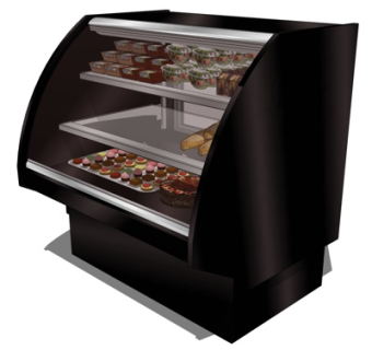 现代食品展示柜su模型