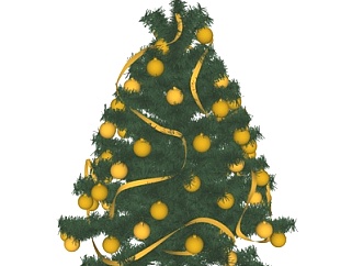 现代<em>圣诞</em>树su模型