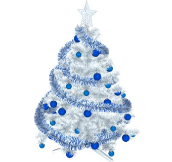 现代圣诞树su模型