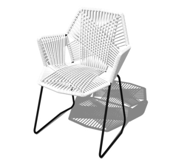 现代休闲椅su模型