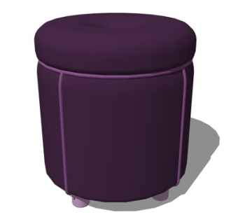 现代凳子us模型