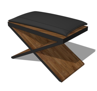 现代凳子us模型