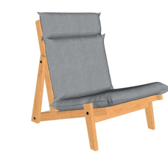 现代休闲椅su模型