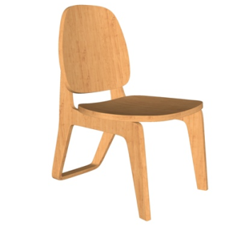 现代凳子su模型