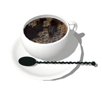 现代杯子su模型