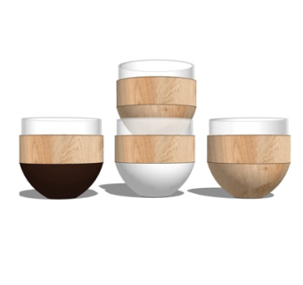 现代杯子su模型