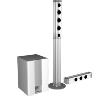 现代音响su模型