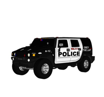 现代警用汽车su模型