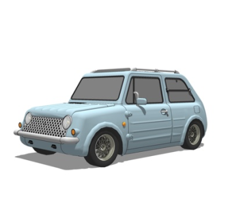 现代家用汽车su模型