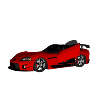 现代家用汽车su模型
