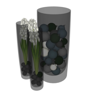 现代装饰品su模型