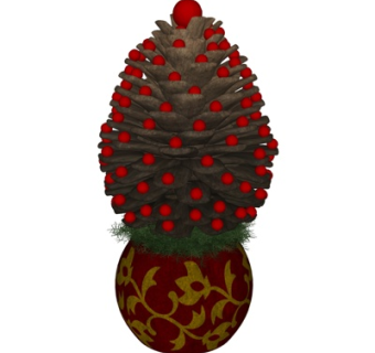 现代装饰品su模型