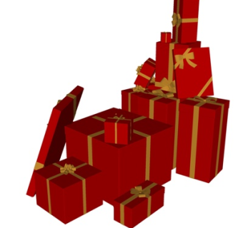 现代装饰品su模型