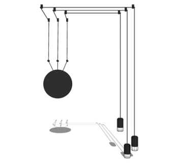 现代吊灯su模型