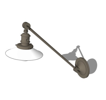 现代壁灯su模型