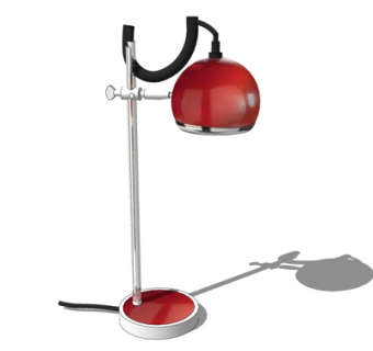 现代台灯su模型