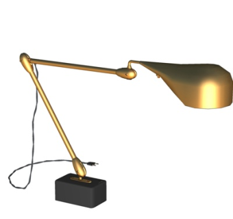 现代台灯su模型