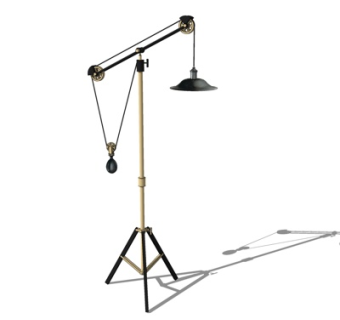 现代落地灯su模型