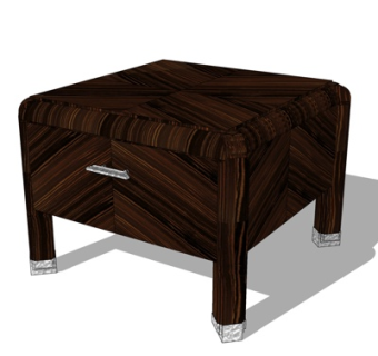 简欧角几su模型