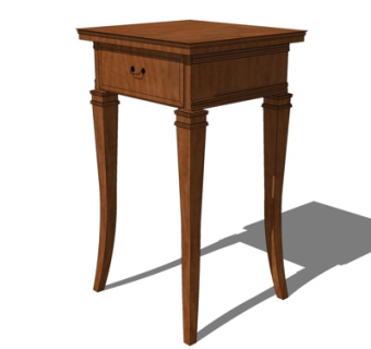 简欧角几su模型