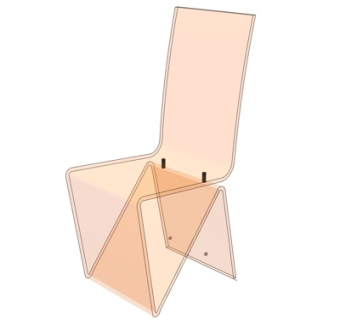 现代休闲椅su模型